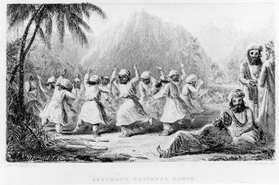 Afghaanse nationale dans, frontispice van Deel II van 